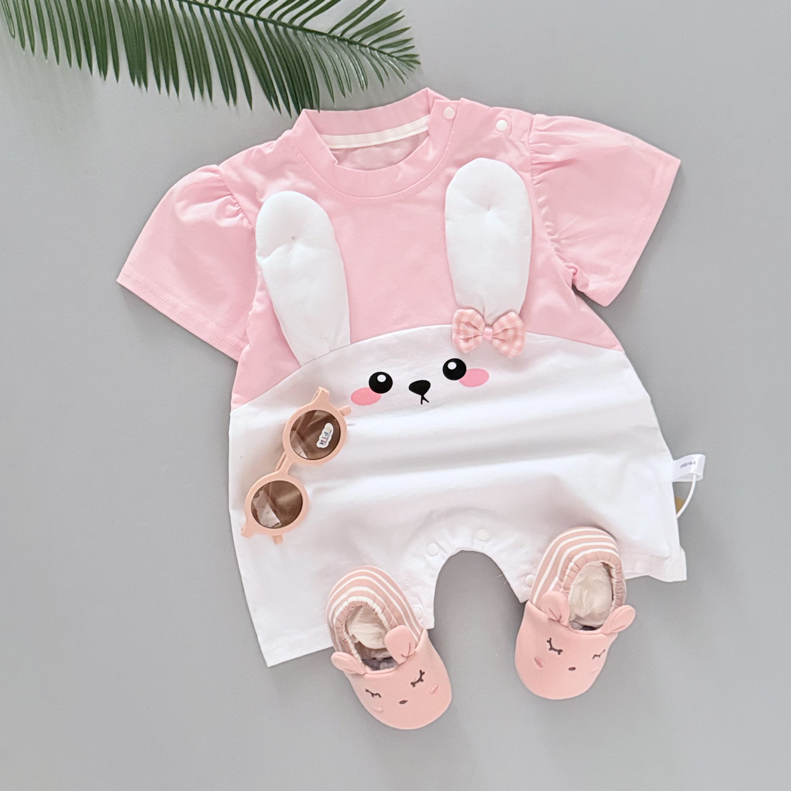 رامپر نوزادی و بچگانه دخترانه وارداتی Rabbit