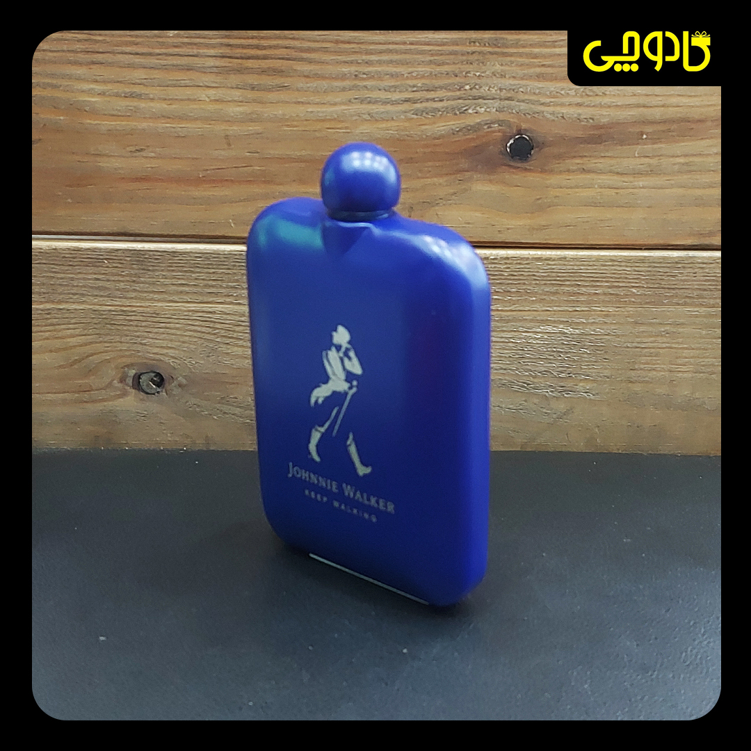 هیپ فلاسک (قمقمه جیبی) طرح جانی واکر آبی