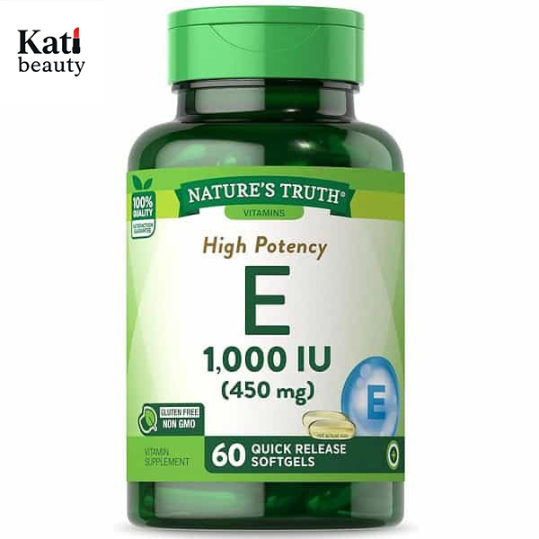 ویتامین ای نیچرز تروث Nature’s Truth Vitamin E 1000IU-کتی بیوتی