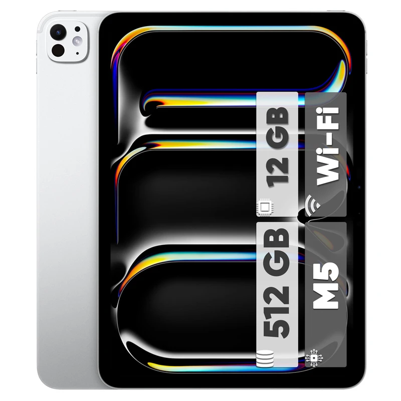تبلت ۱۱ اینچ اپل مدل IPad Pro 2025 M5 Wi-Fi ظرفیت 512 گیگابایت و رم 12 گیگابایت، رزولوشن دوربین 12 مگاپیکسل، پشتیبانی از قلم و کیبورد