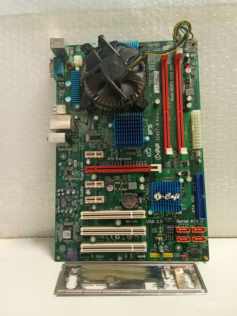 باندل مادربردECS(DDR3)مدلIC41T-AV:1/1(استوک)