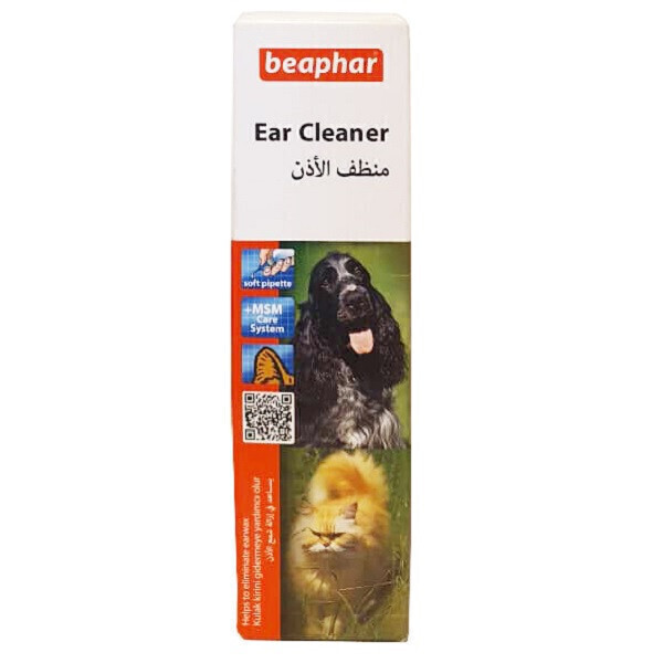 قطره تمیزکننده گوش سگ و گربه بیفار Beaphar Ear Cleaner