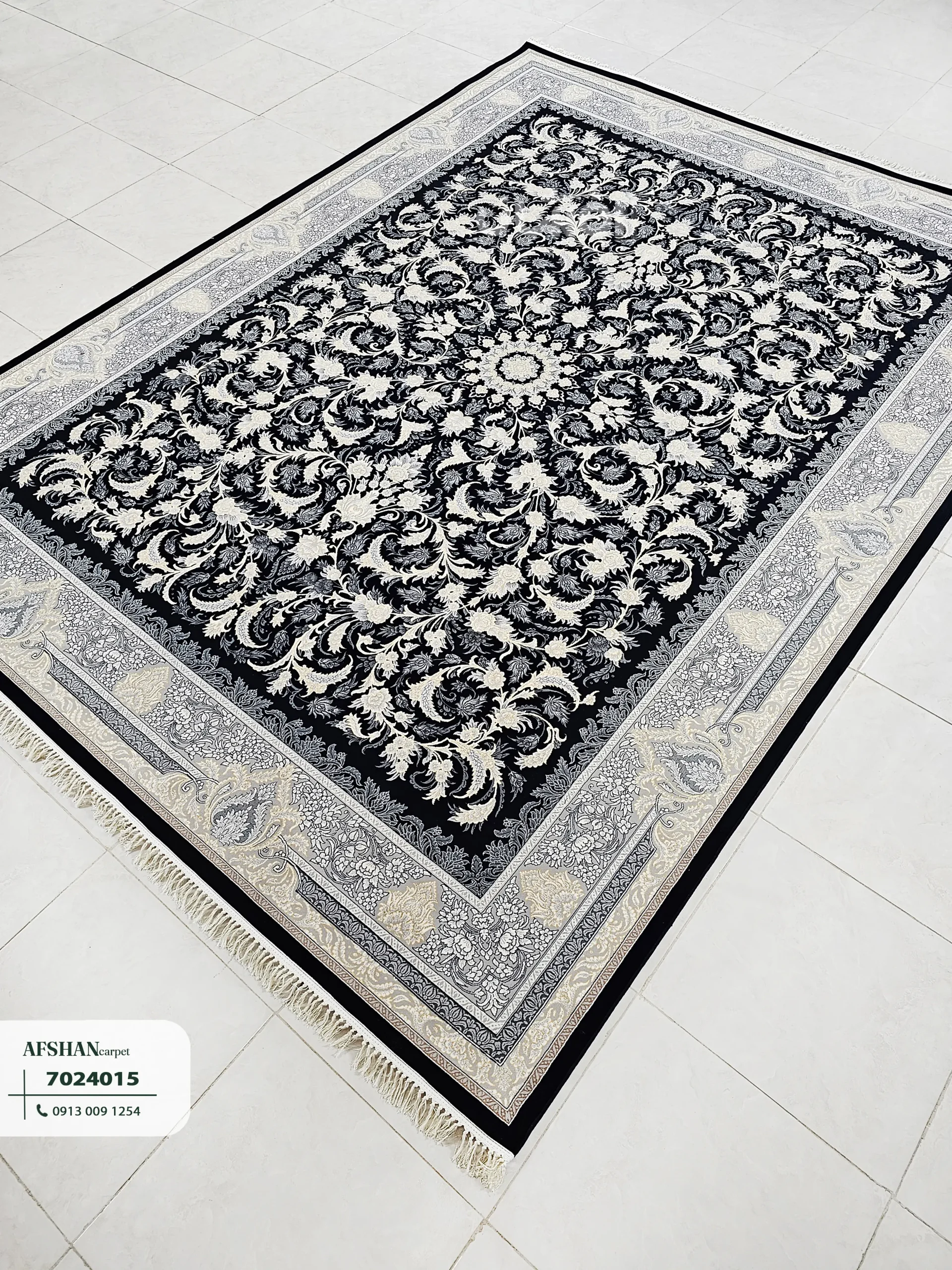 فرش 700 شانه آکرلیک طرح ماهرخ کد 7024015 آرزو