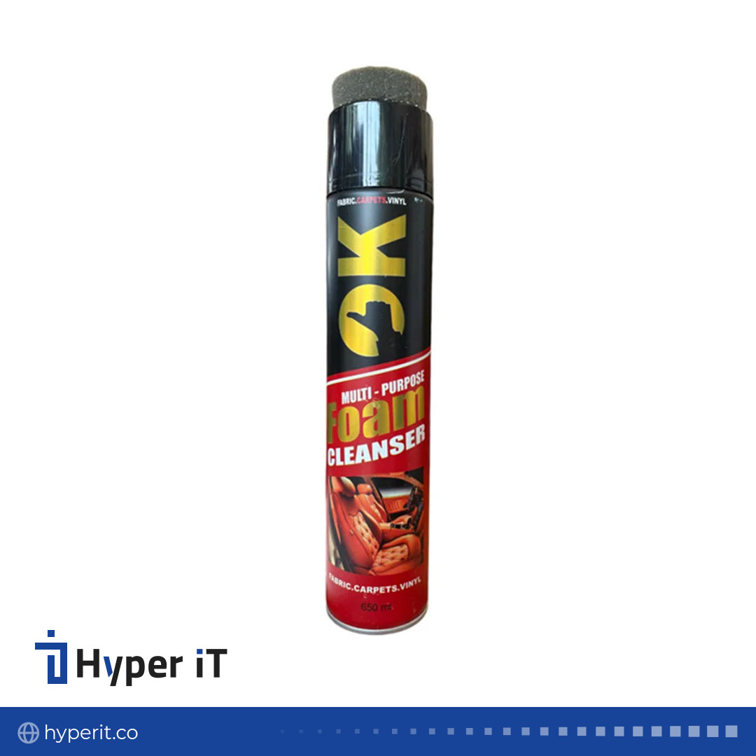اسپری تمیزکننده چندمنظوره با کف اوکی مدل Foam Cleaner حجم ۶۵۰ میلی لیتر