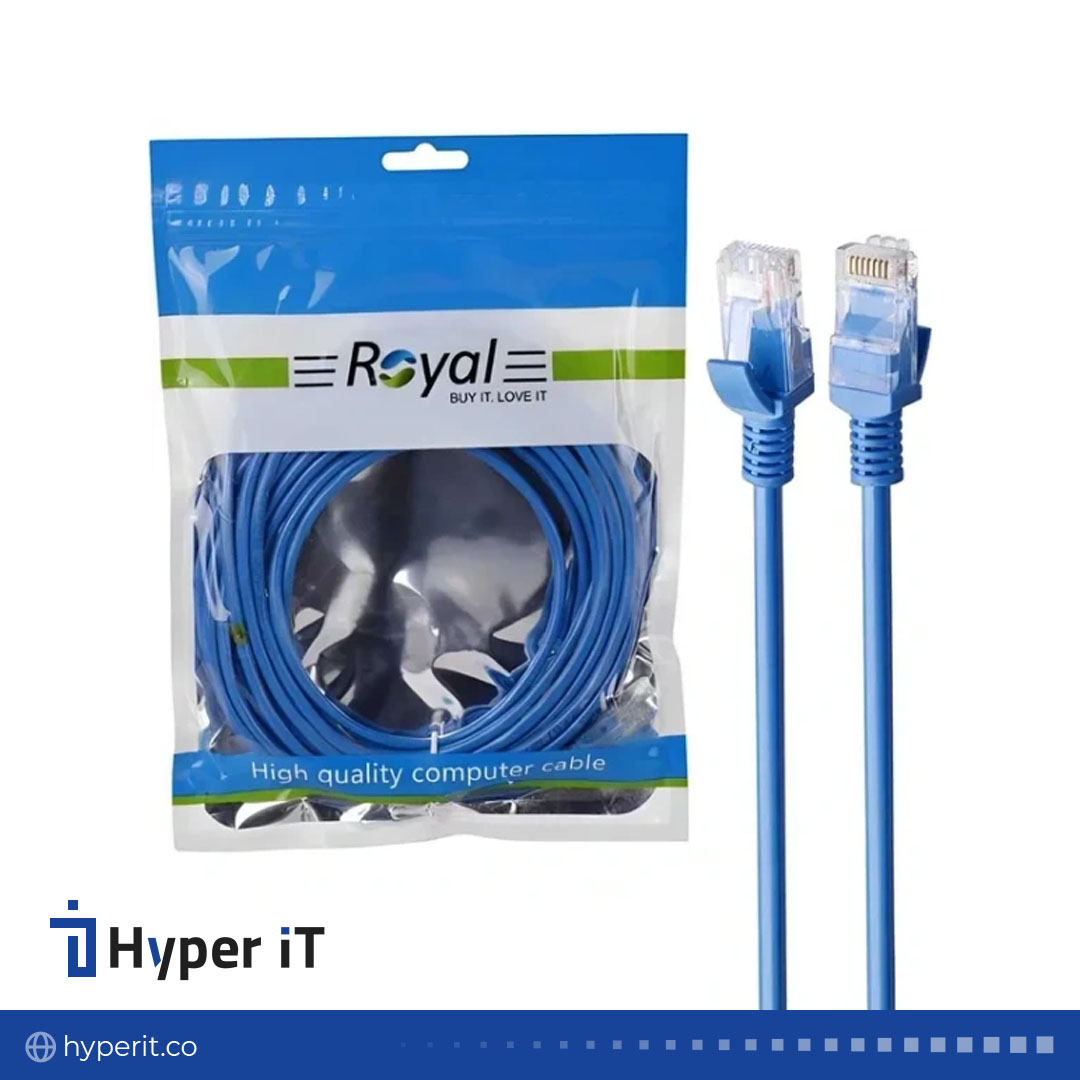 کابل شبکه CAT5 رویال طول 3 متر