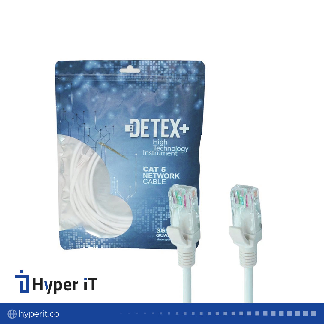 کابل شبکه CAT5 دتکس پلاس