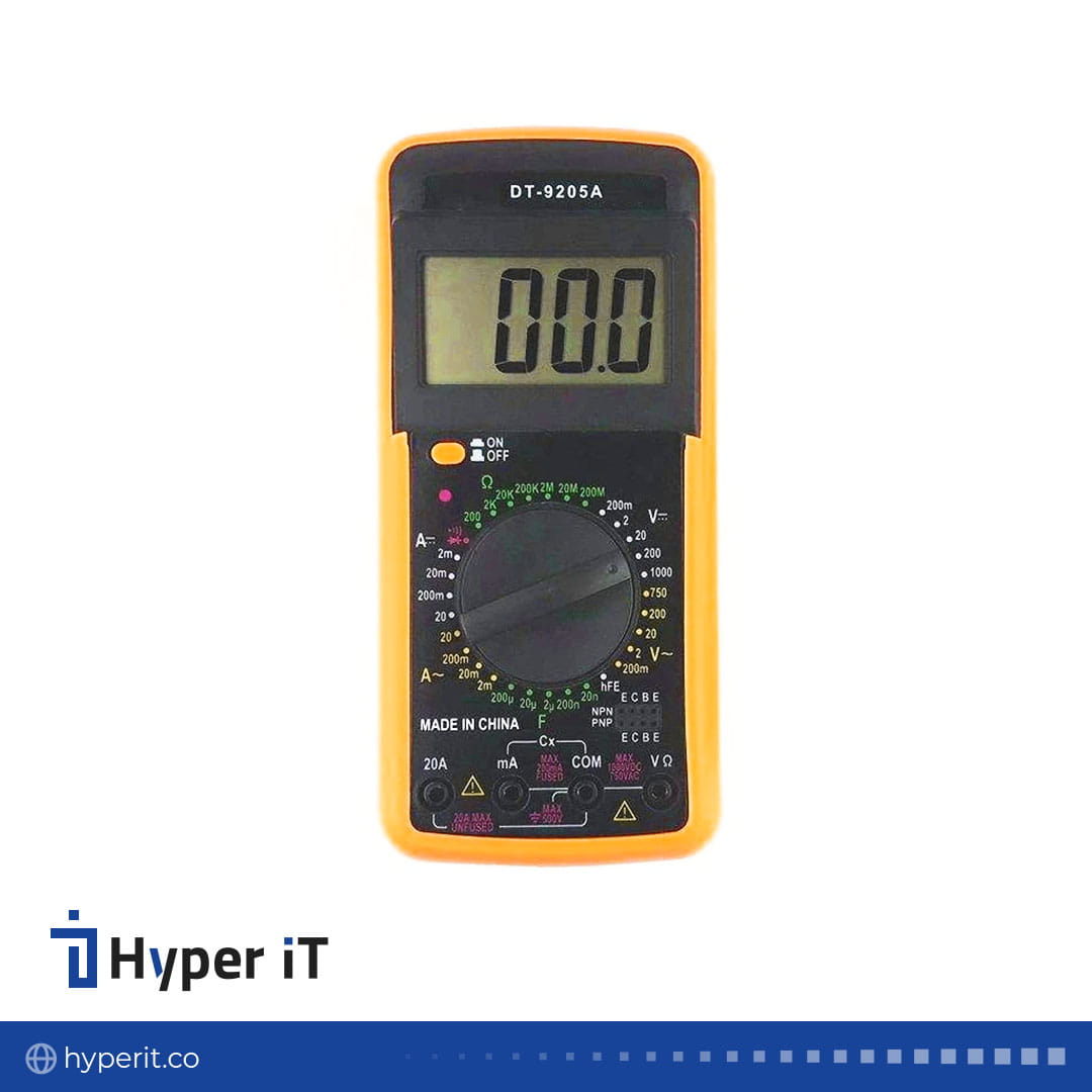 مولتی متر دیجیتال مدل DT-9205A