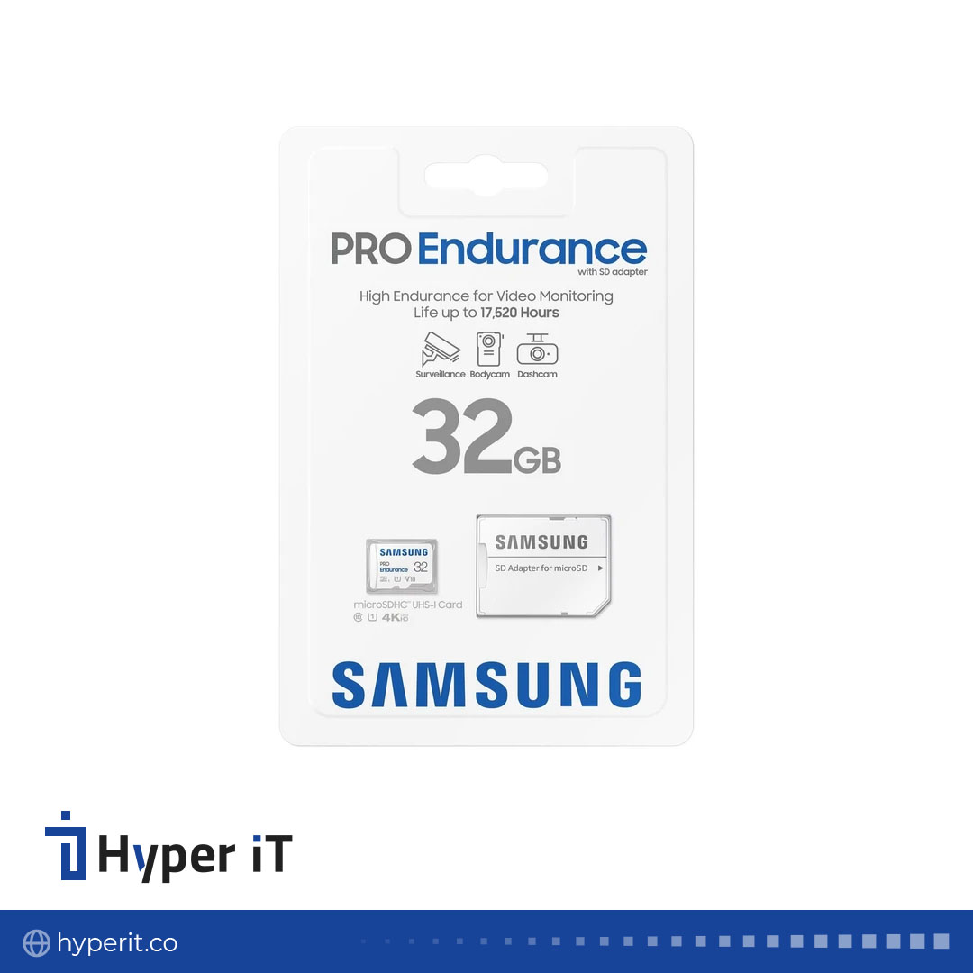کارت حافظه microSDXC سامسونگ مدل PRO Endurance MB-MJ32KA U1 V10 کلاس 10 استاندارد UHS-I U1 سرعت 100MBps ظرفیت 32GB
