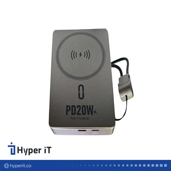 پاوربانک 15 وات گجبی مدل R62L ظرفیت 10000 میلیآمپرساعت