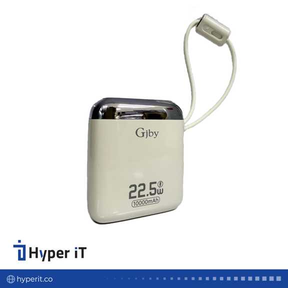 پاوربانک 22.5 وات گجبی مدل R59P ظرفیت 10000 میلیآمپرساعت