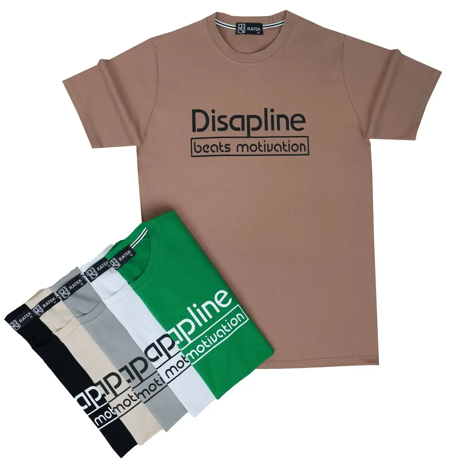 تیشرت نخ پنبه طرح DISAPLINE