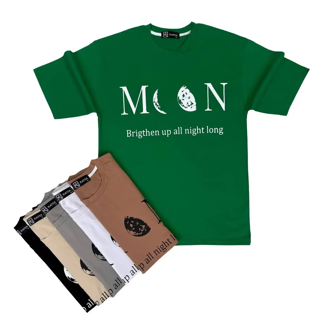 تیشرت نخ پنبه طرح MOON