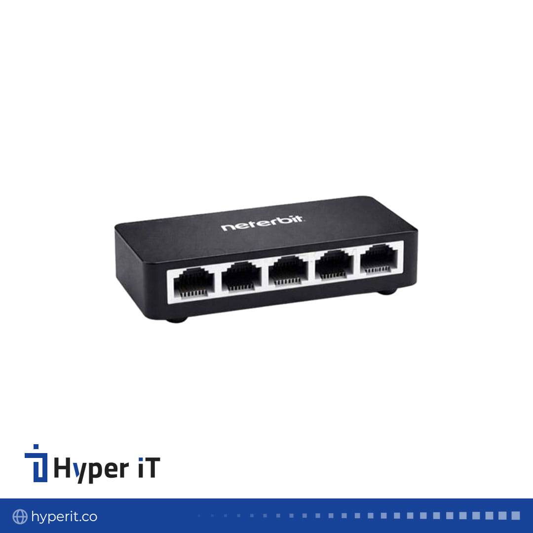 هاب سوئیچ 5 پورت نتربیت مدل NETERBIT NES-1005E-C