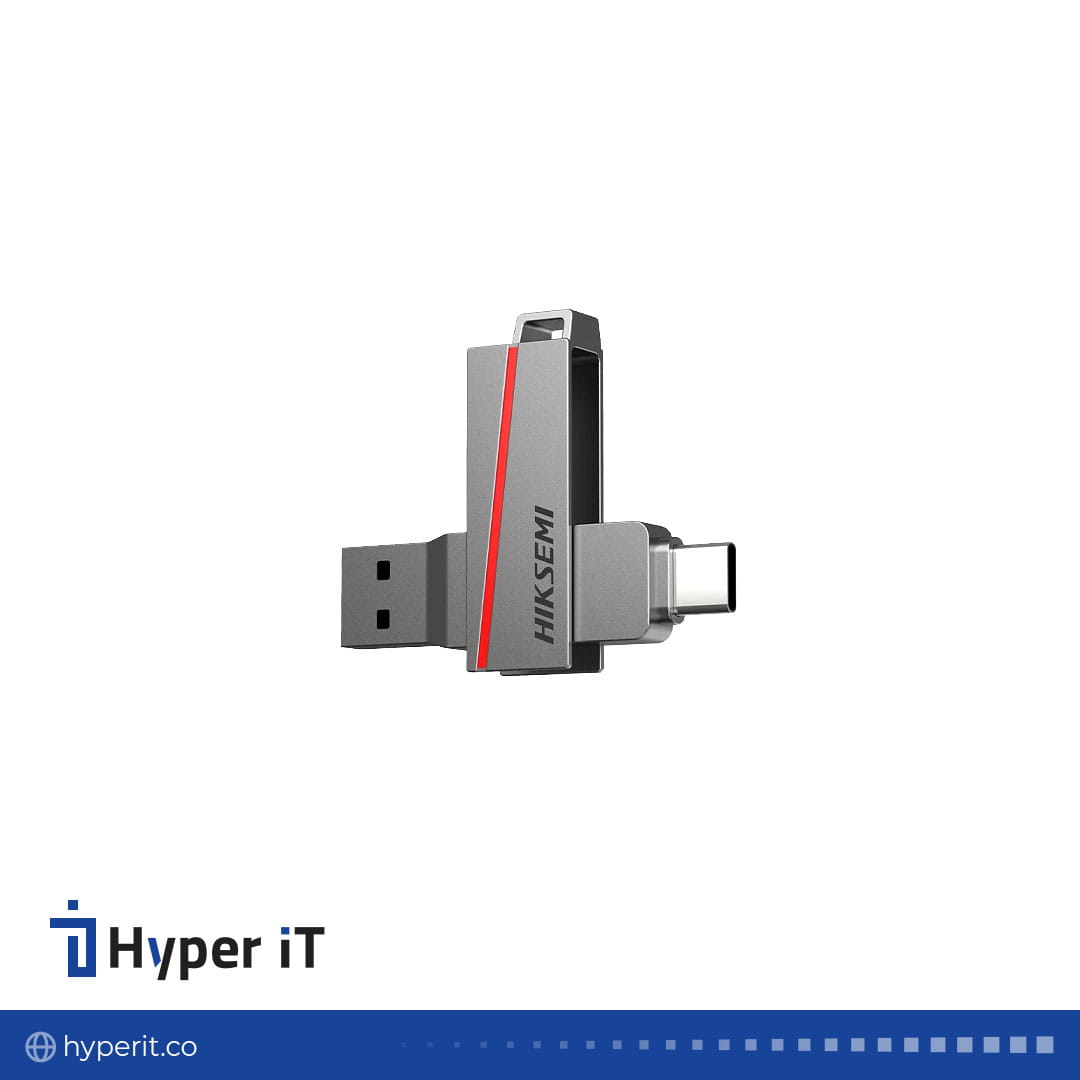 فلش مموری هایک سمی مدل E307C DUAL Slim ظرفیت ۱۲۸ گیگابایت USB 3.2
