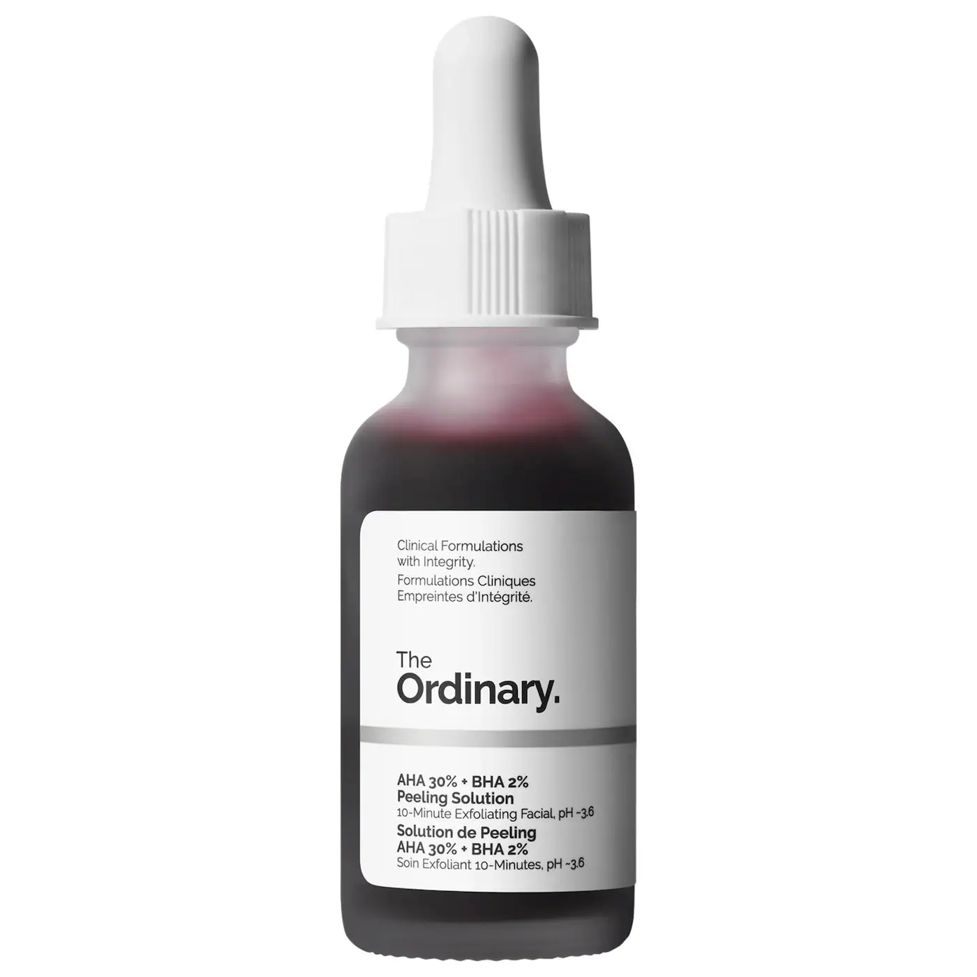 سرم پیلینگ و لایه بردار سلوشن اوردینری | The Ordinary AHA 30% + BHA 2% Peeling Solution