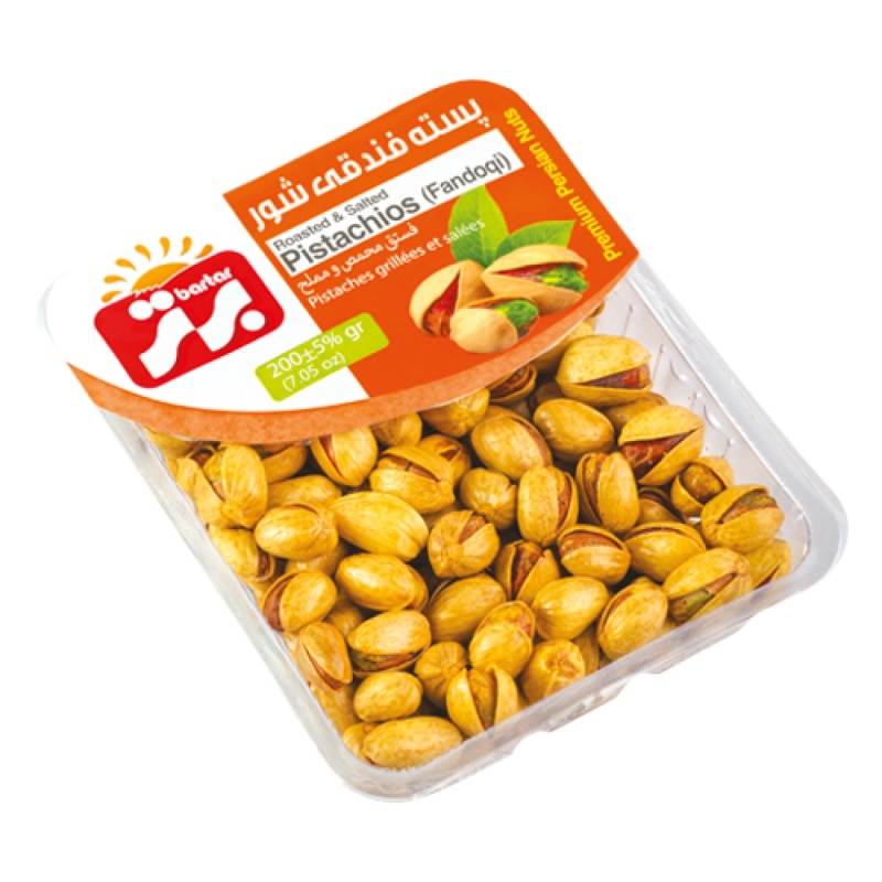 پسته فندقی شور 100 گرمی برتر