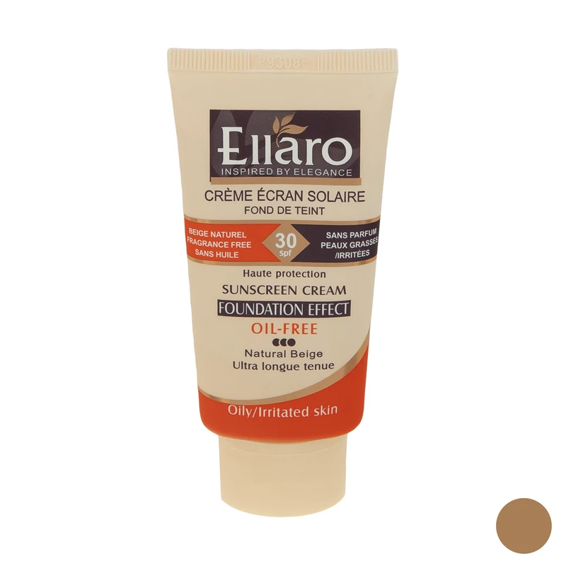 کرم ضدآفتاب الارو با SPF30، سری Foundation Effect حجم 40 میلی‌لیتر