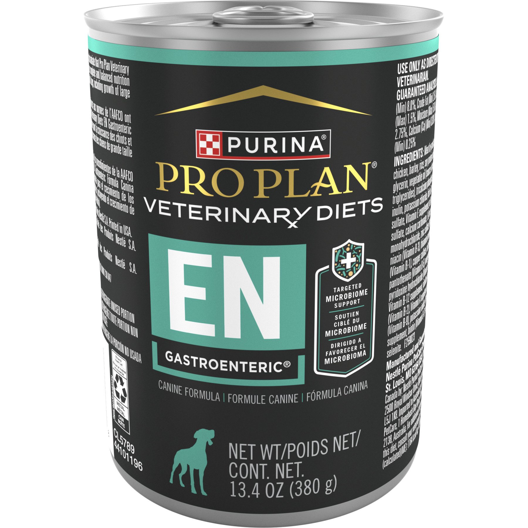کنسرو پته پورینا پرو پلن سگ بالغ EN گوارشی ۱۲ عدد ۳۸۰ گرمی | Purina Pro Plan Veterinary Diets EN 12x13.4oz