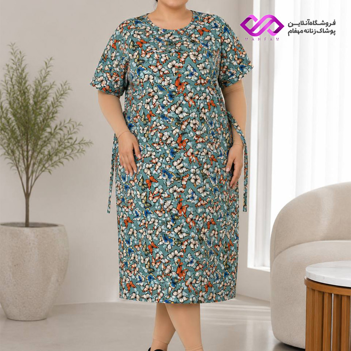 پیراهن ساحلی قواره بزرگ