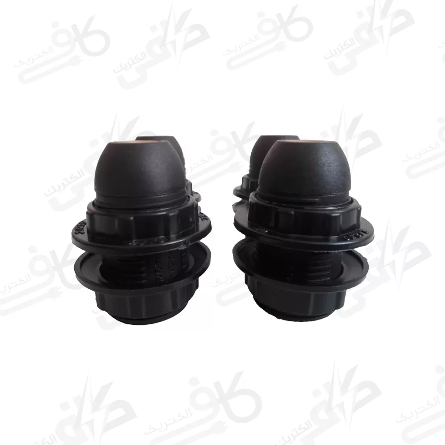 سرپیچ گریف دار شمعی مشکی E14