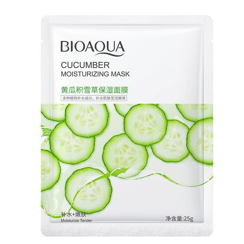 ماسک صورت بیوآکوا مدل خیار (مرطوب کننده) وزن 25 گرم