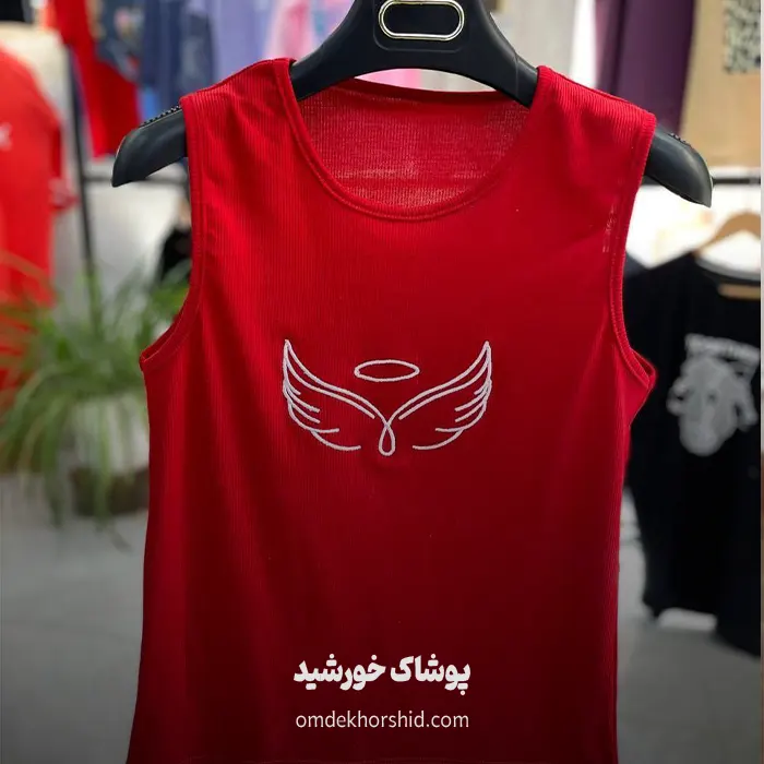 کراپ بال فرشته گلدوزی