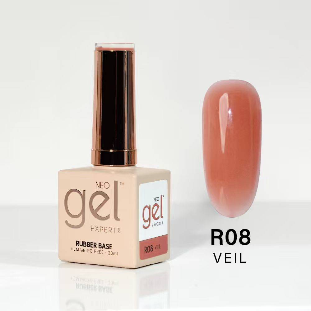 رابر بیس هلویی veil- برند neo gel کد R08