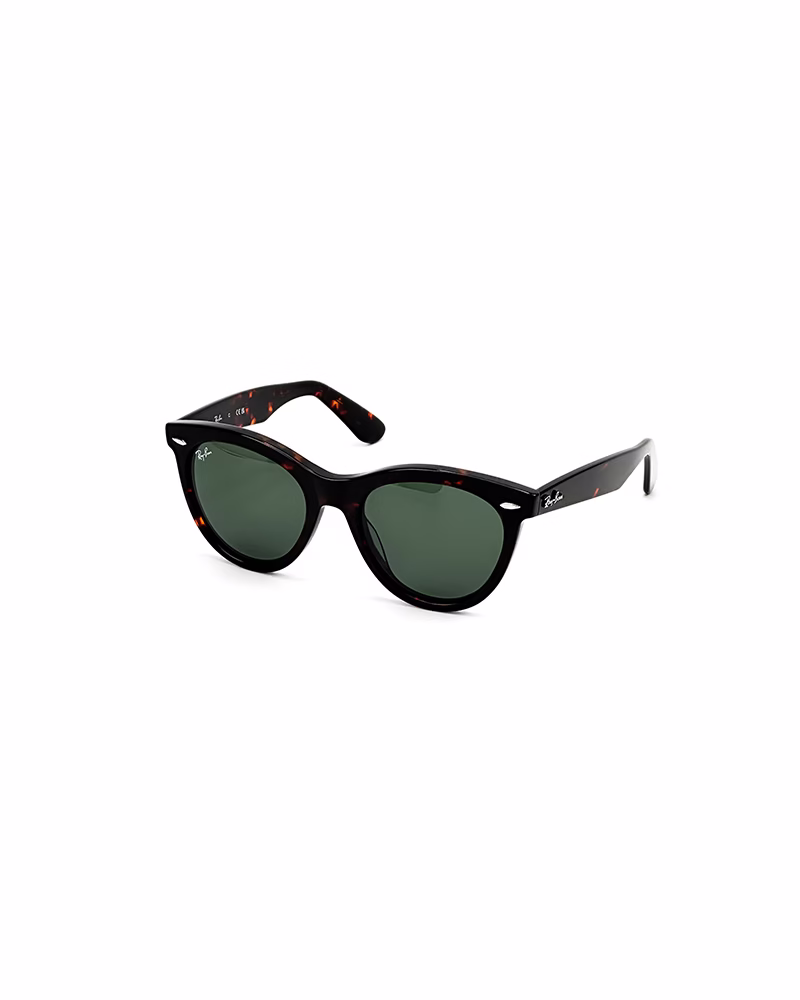 عینک آفتابی زنانه ریبن مدل RayBan RB2241-F Wayfarer Way - فريم هاوانا عدسي سبز