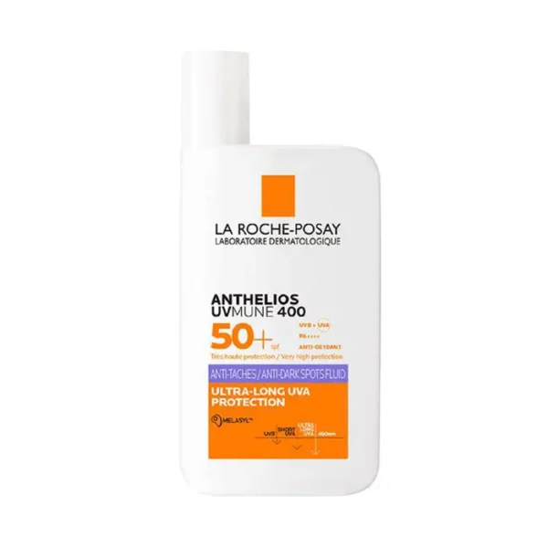 ضد آفتاب ضدلک لاروش پوزای مدل Anthelios UVMUNE 400 فلوئید +SPF50 مناسب انواع پوست