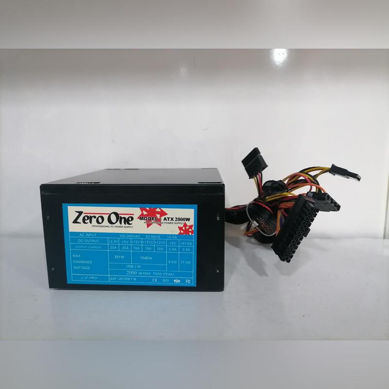 پاور 24 پین Zero One مدل ATX 200W