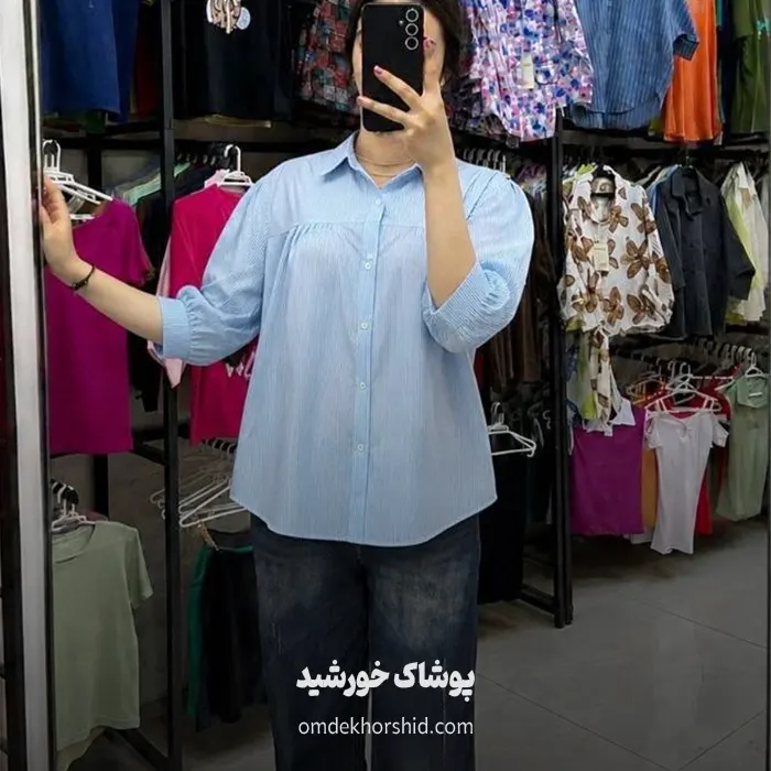 شومیز راه راه عروسکی