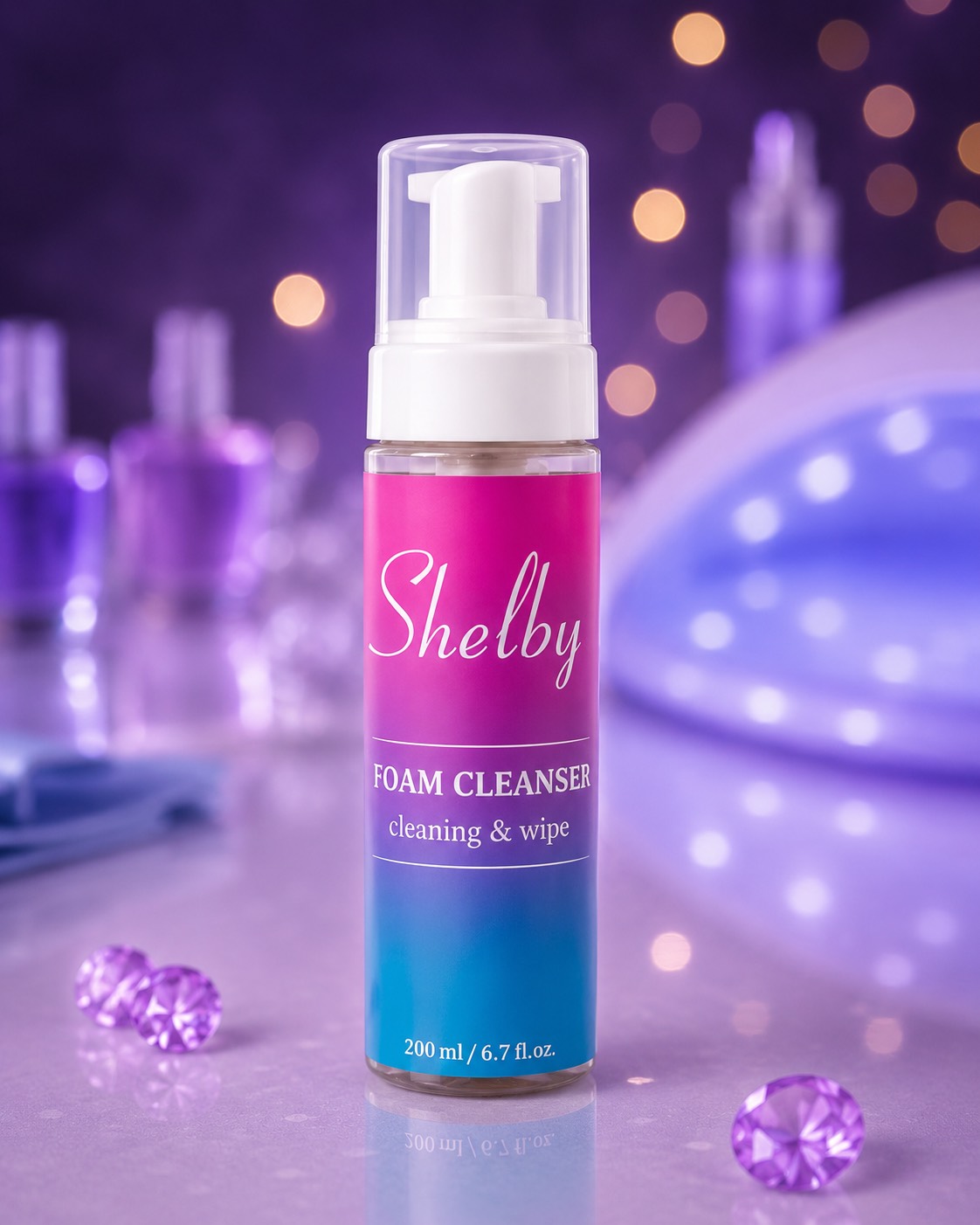 فوم کلینزر ناخن ۲۰۰ میل - شلبی Shelby