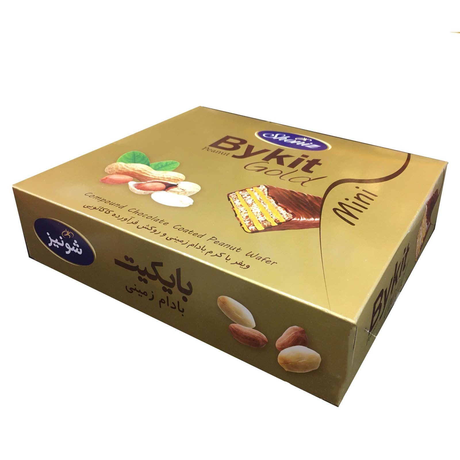 مینی ویفر روکشدار بایکیت شونیز ۵۰۰ گرم- باکس ۳ عددی
