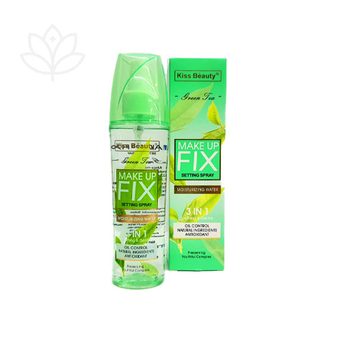 اسپری Fix مدل kiss beauty اورجینال سه کاره چای سبز