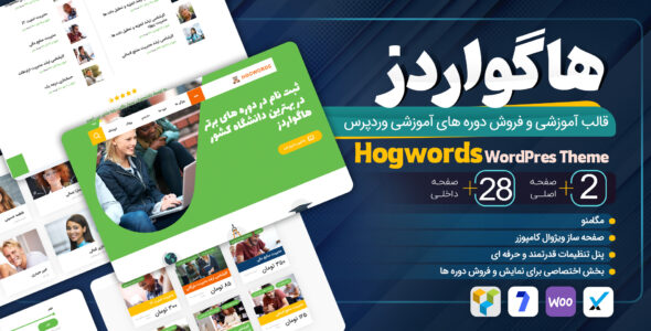 قالب Hogwords، قالب آموزشی هاگواردز