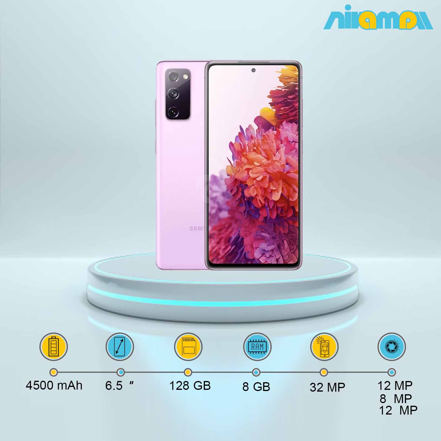 گوشی موبایل سامسونگ مدل Galaxy S20 FE دو سیم کارت ظرفیت 128 گیگابایت و رم8 گیگابایت