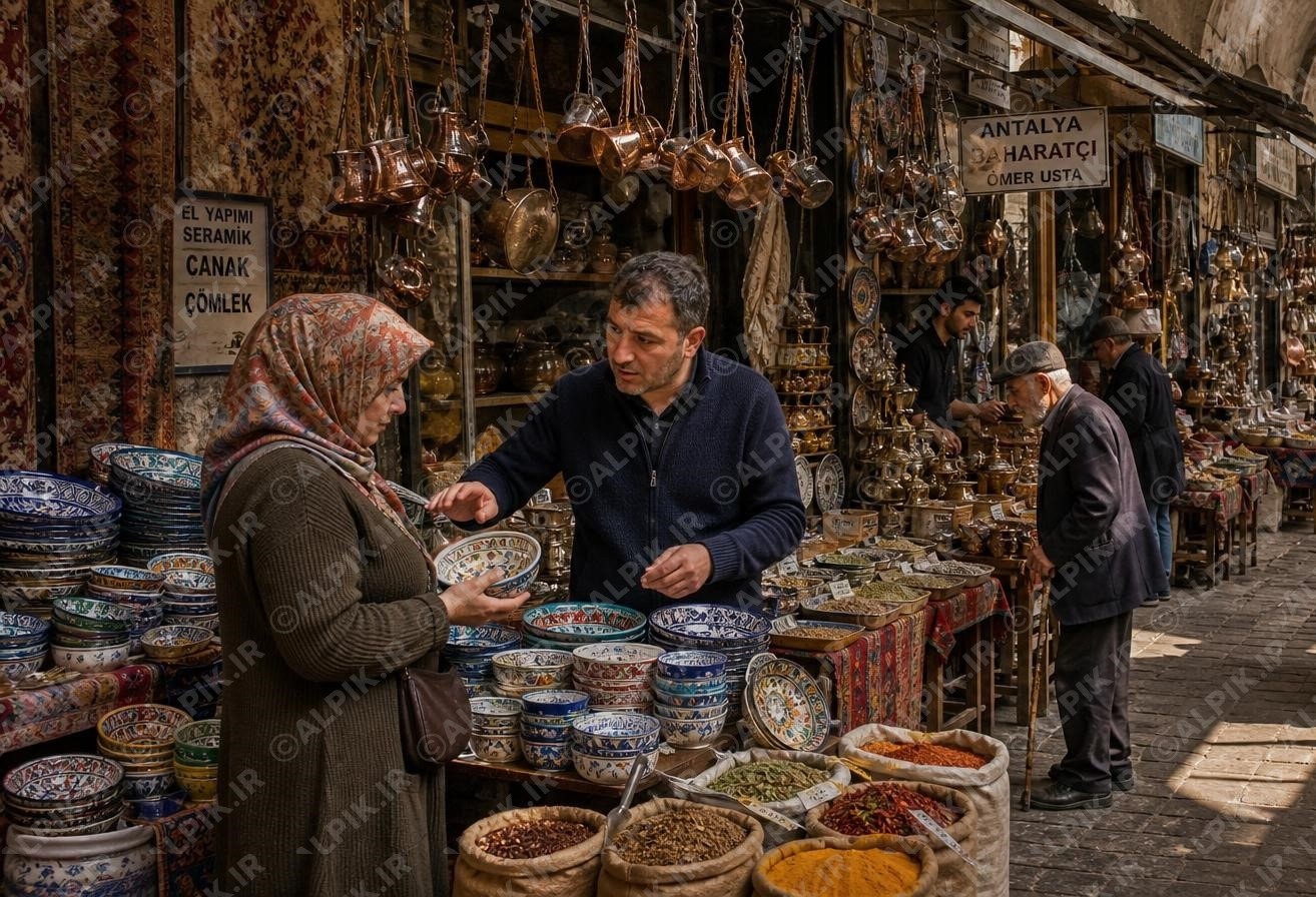 بازار سنتی و خرید سوغات در آنتالیا