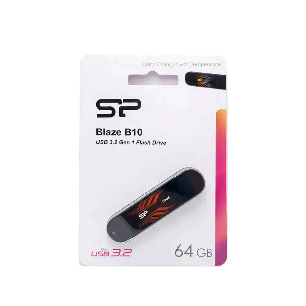 فلش مموری سیلیکون پاور (Silicon Power) مدل (‌B10) – 64GB
