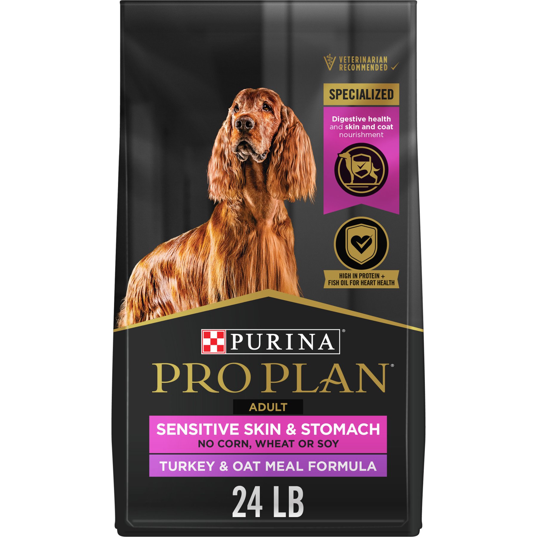 غذای خشک پورینا پرو پلن سگ بالغ سنسیتیو بوقلمون و جو دوسر ۱۰.۸۹ کیلوگرم | Purina Pro Plan Sensitive Turkey & Oat 24lb