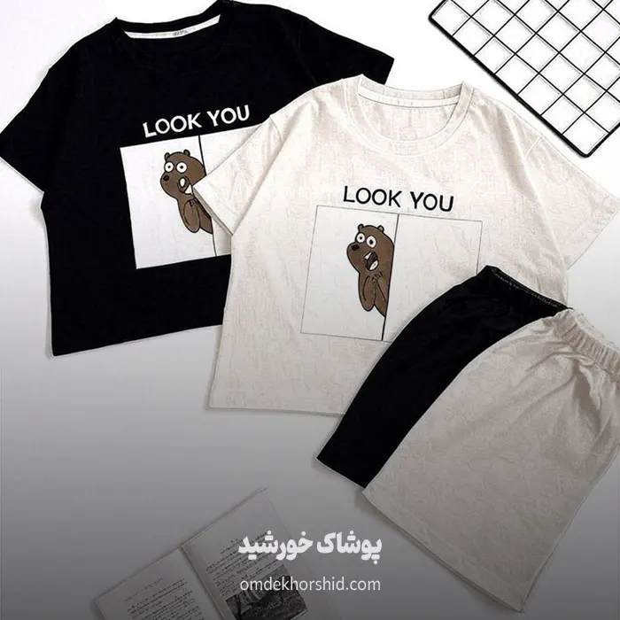 کراپ‌شورتک پنبهLookYou