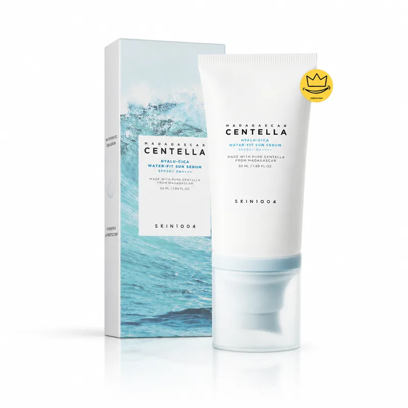 ضد آفتاب سنتلا اسکین 1004 Madagascar Centella Hyalu-Cica Water-Fit Sun Serum SPF50+ - 50 میلی لیتر