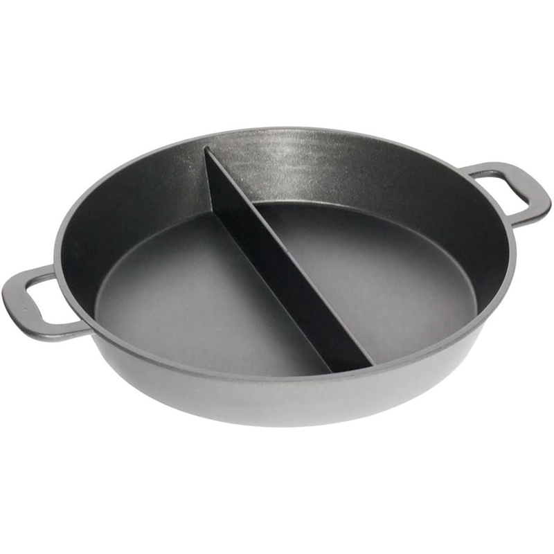 ماهیتابه دوخانه ای ام تی قطر 80 وارتفاع 10 سانتی متر (کد980s)
