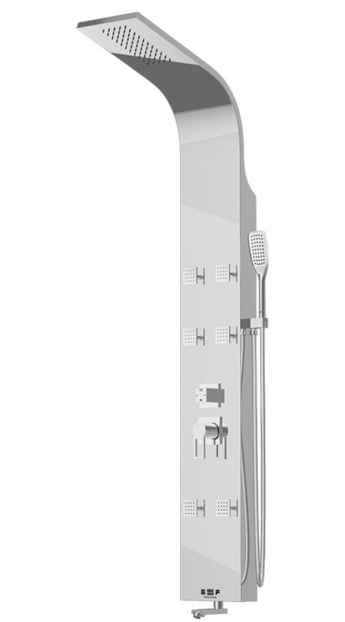 پنل دوش R460 استیل براق فریز شاور