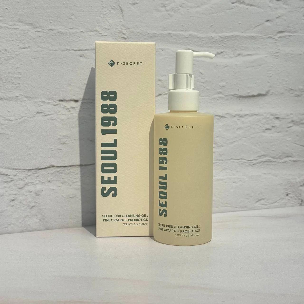 شوینده روغنی کاج سیکا و پروبیوتیک سئول 1988 کی سکرت 200 میل K-SECRET SEOUL 1988 Cleansing Oil Pine Cica 1% + Probiotics
