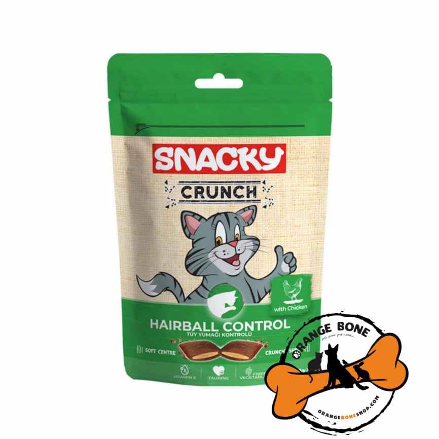تشویقی گربه اسنکی مدل hairball control (60گرم)