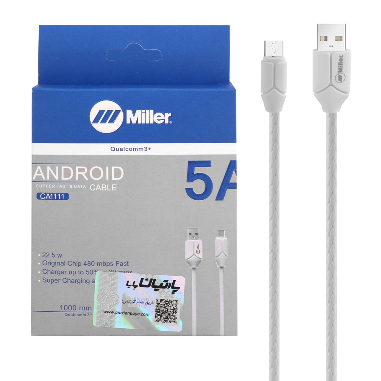 کابل شارژ اندروید Miller مدل CA1111