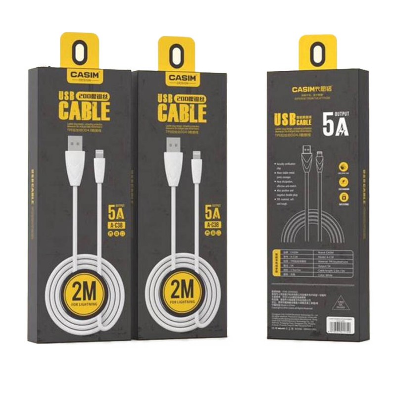 کابل شارژ کسیم Casim A-C38 Lightning