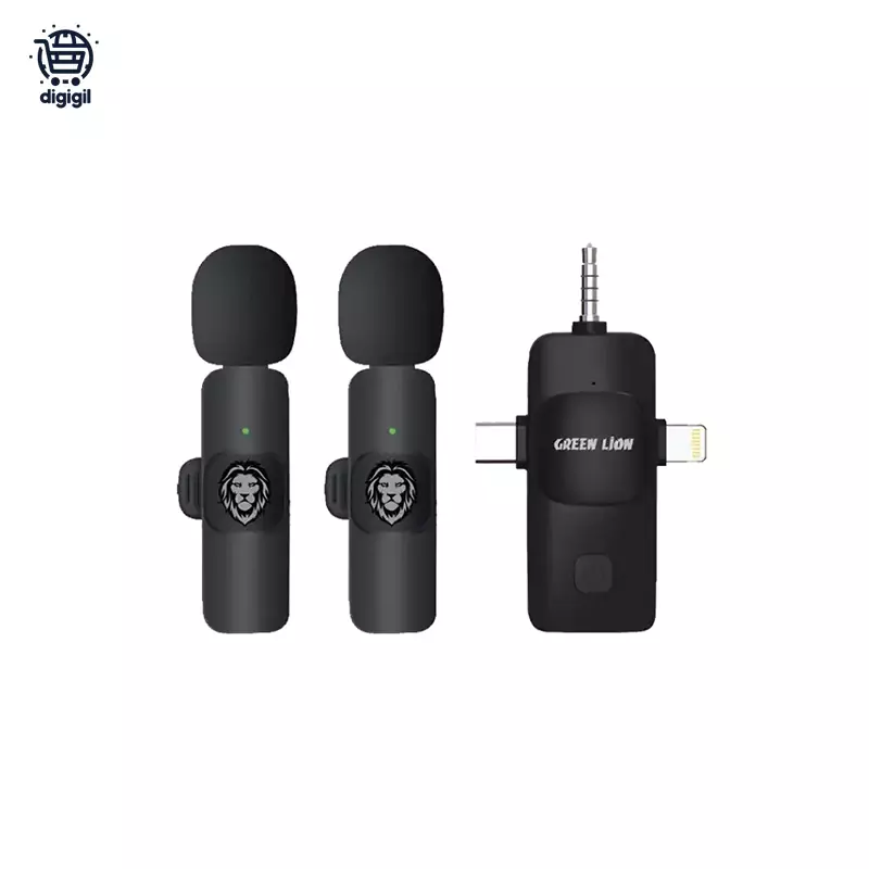 میکروفون بیسیم گرین لاین Green Lion 3 IN 1 Microphone