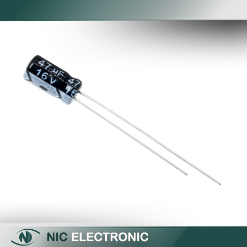 خازن الکترولیتی 47UF16V-4X7-105C-BLACK