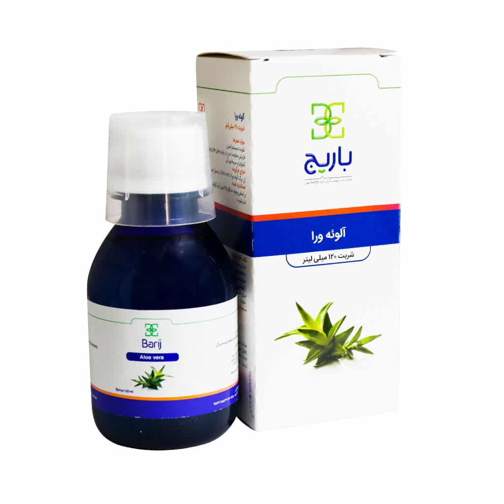 شربت آلوئه ورا باریج اسانس 120 میلی لیتر